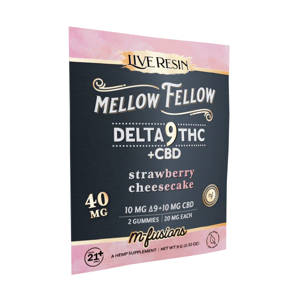 Mellow Fellow - Delta 9 Live Resin Gummies 40mg | M-Fusion