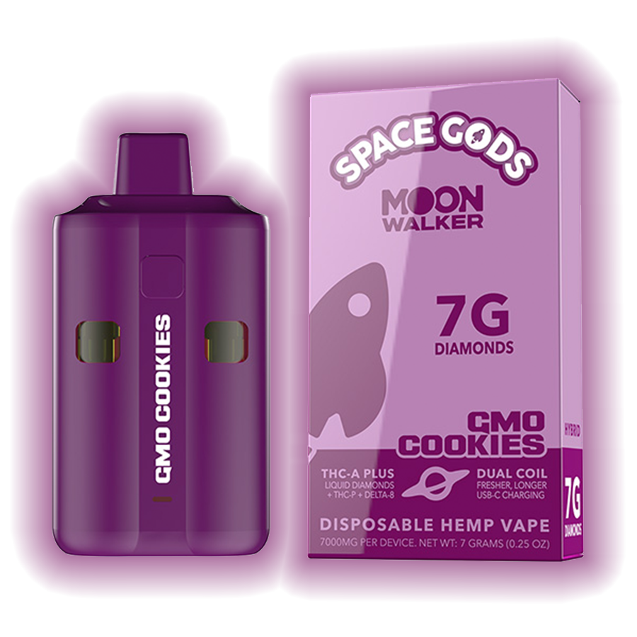 Space Gods Moon Walker Disposable | THC-A THC-P Liquid Diamonds Delta 8 | 7g