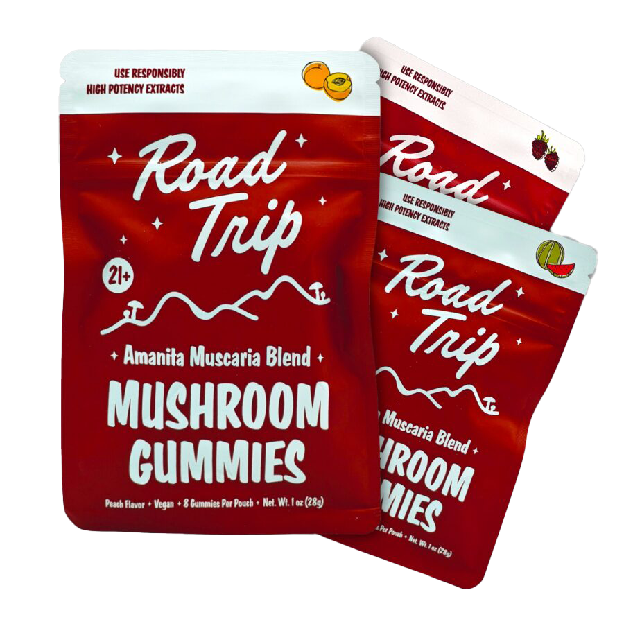 Road Trip Amanita Muscaria Mushroom Gummies