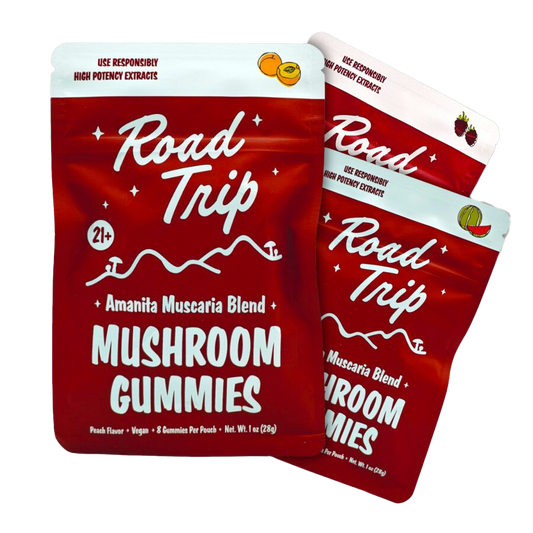 Road Trip Amanita Muscaria Mushroom Gummies