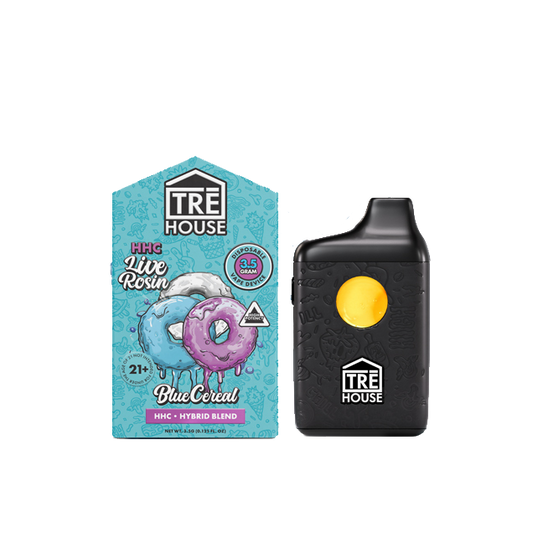 Live Rosin Hybrid HHC - A Vape Pen – 3.5g - Blue Cereal | TRE HOUSE