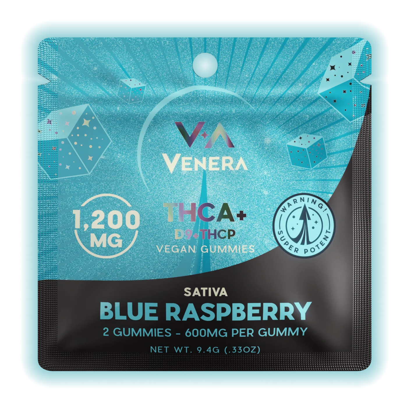 Venera THCA+D9+THCP Strawberry Smoothie 1200 MG Gummies