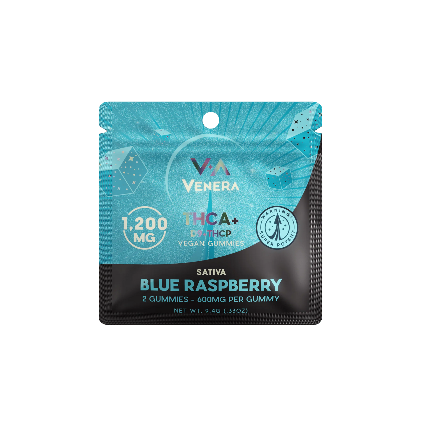 Venera THCA+D9+THCP Strawberry Smoothie 1200 MG Gummies