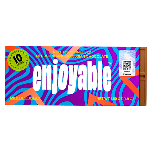 Enjoyable Nootropic Infused Mushroom Chocolate Bar 48g